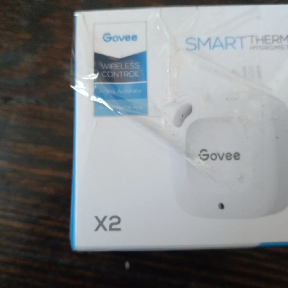 Govee Wireless Control Smart Thermo Hygrometer Open Box White Color X2 - Picture 4 of 12